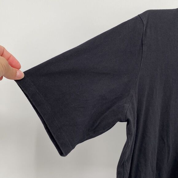 BEA Classics Womens Cotton V-Neck Short Sleeve Pullover Basic Tee Black XL - Picture 3 of 9